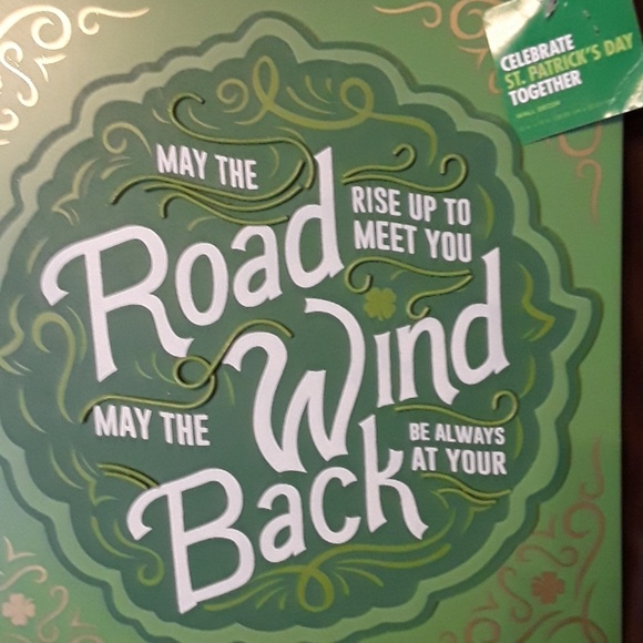 *** "May the Road Rise Up To Meet You, May the Wind be Always at Your Back" Wall - Picture 3 of 3